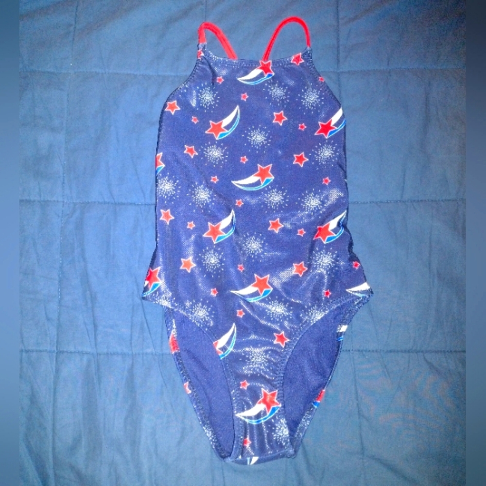 Wave Zone Shooting Star Swimsuit Size 6/6X